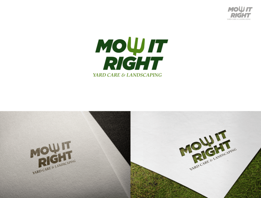 mow it right logo-design-michigan-fivenson-studios-digital-agency